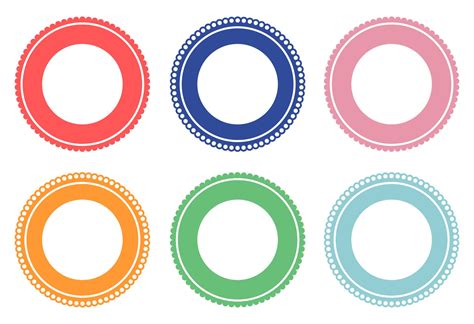 10 Best Printable Round Labels - printablee.com